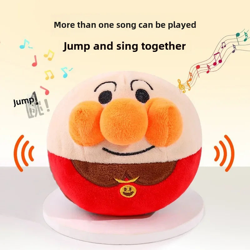 Dog Toys Interactive Puzzle Electric Plush Jumping Ball USB Rechargeable Clown Cartoon Dog Training Toy Piggy Pet Product Ingebouwde muziekfunctie - product feature