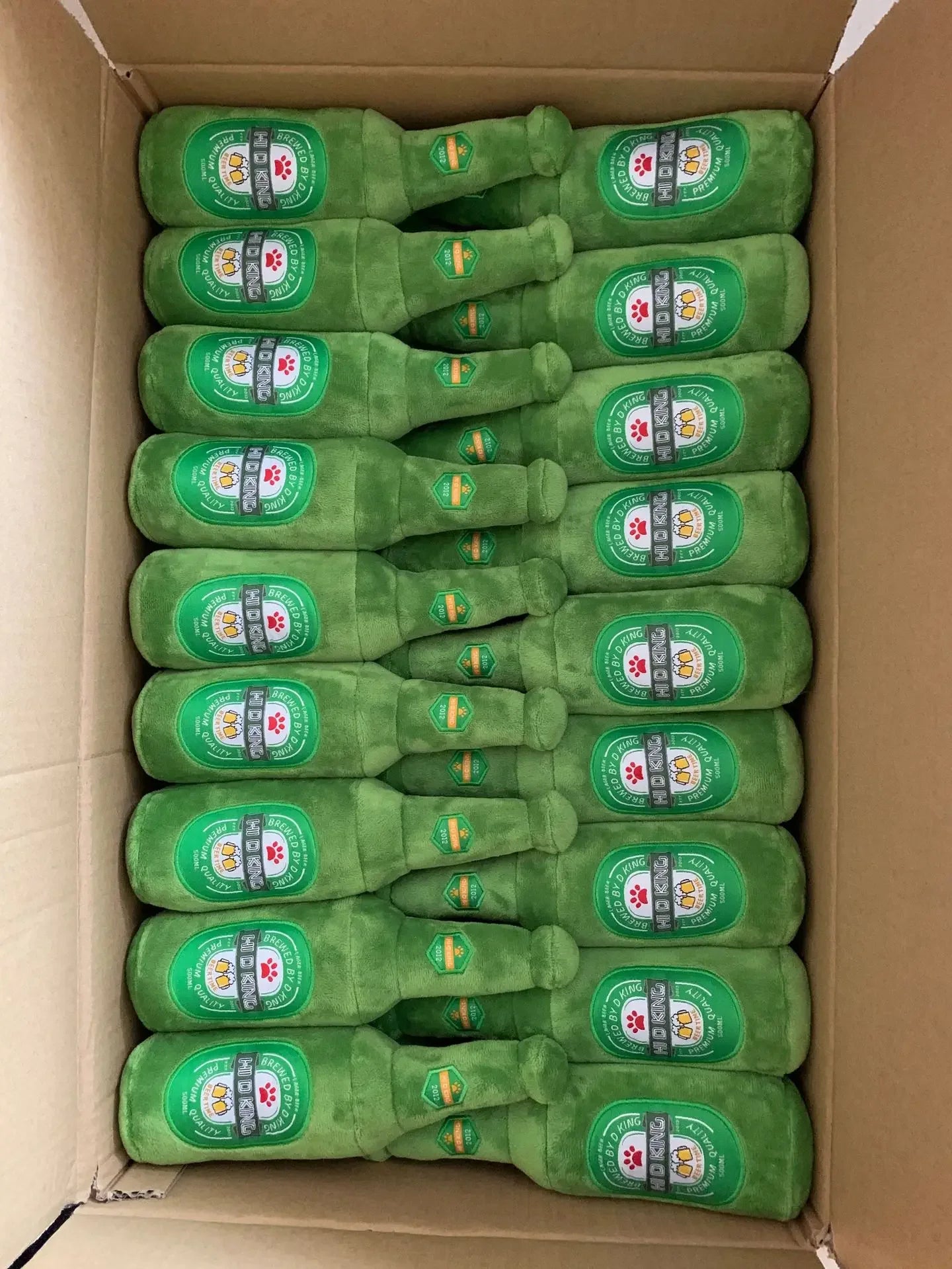 Simulation Plush Stuffed Pet Dog Toy Beer Glass Beer Bottle BB Barking Sounding Pet Toy Dog Accessories Interactive Dog Toys Zachte pluchen constructie - product feature