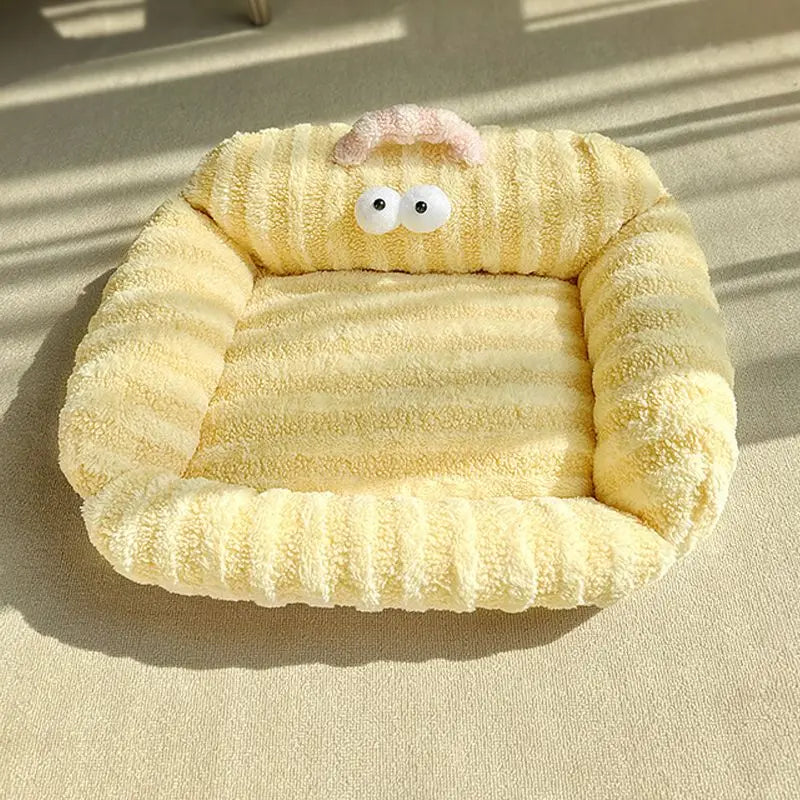 Dog Nest Winter Warm Pet Sofa Small Dog Sleeping Mat Soft Cushion Winter Dog Special Bed Internet Red Cat Nest Pets dog beds - high-quality product