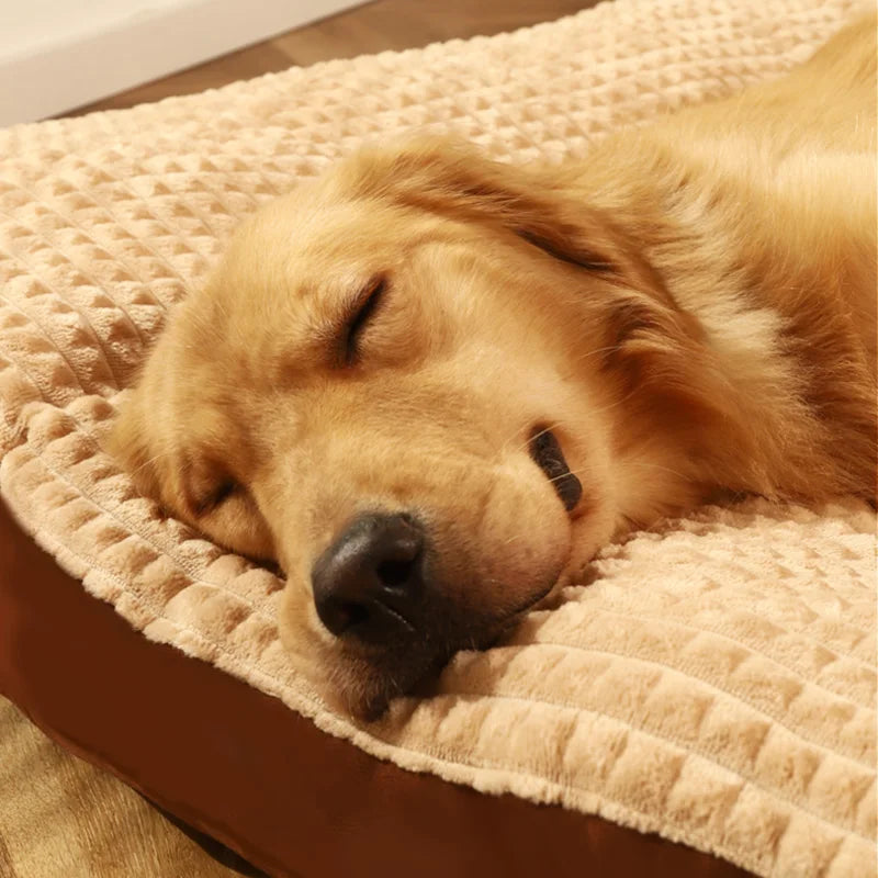 Warm Dogs Sleeping Bed Soft Fleece Pet Blanket Detachable Cat Puppy Mat Cushion for Small Medium Large Dogs Pet Supplies Afneembare en wasbare hoes - product feature